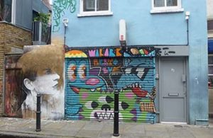 East End London mural