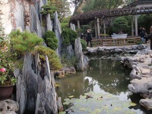 fountain in Lingering Garden