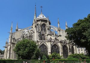 Notre Dame flying buttresses
