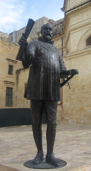 Knight Hospitaller statue