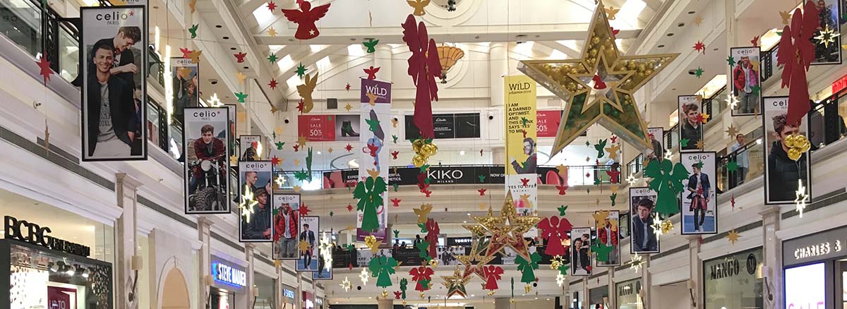 New Delhi mall decorations