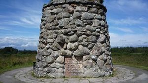 Culloden memorial cairn