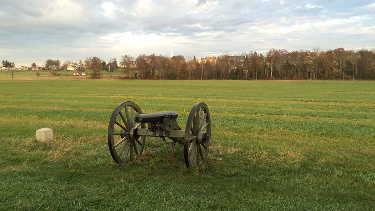 cannon at Gettysburg