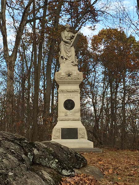 monument at Gettysburg