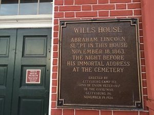 Wills house plaque
