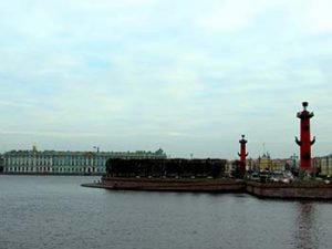 Neva river embankment