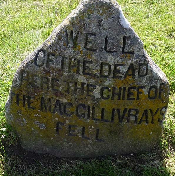 Culloden well of the dead