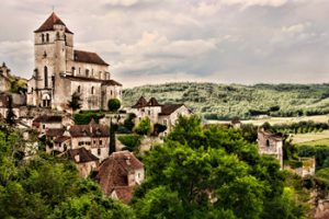 hill town in Dordogne