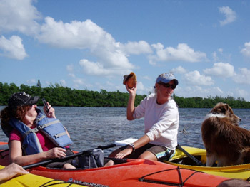 Kayaks in Florida keys
