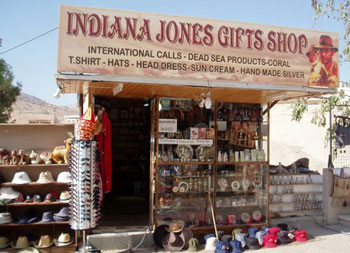 Indiana Jones Gift Shop in Petra Jordan