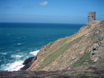 German observation tower on Jersey