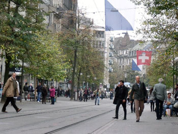 Zurich street scene