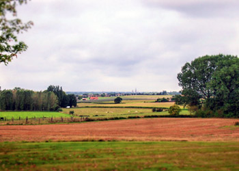 Flanders fields in Belgium