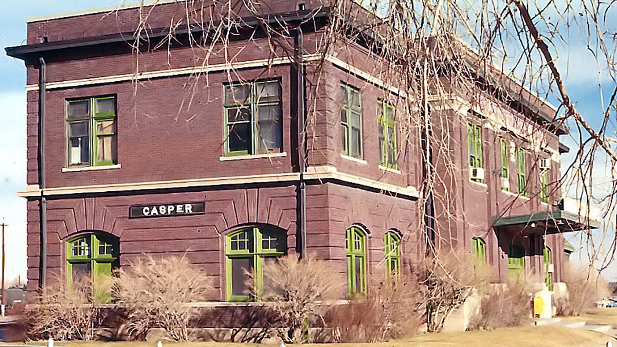 Casper Wyoming railroad station