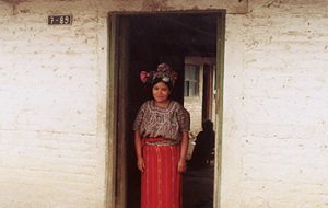 Nebaj woman in doorway