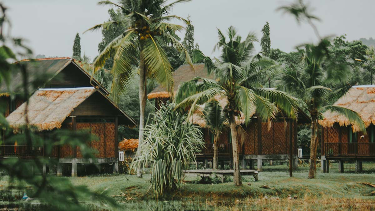 traditional buildings in Langkawi Malaysia