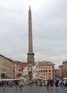 Fontana dei Quattro Fiumi fountain Piazza Navona Rome, Italy