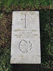 Grave of John McCrae