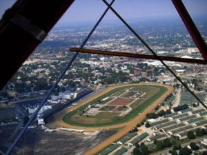 aerial view of Churchill Downs