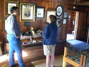 in Parker House restored bedroom