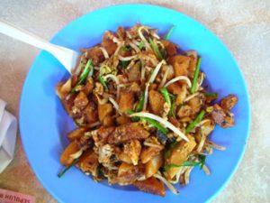 plate of stir-fried chicken with vegetables