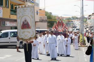 Black Madonna in Tenerife celebration