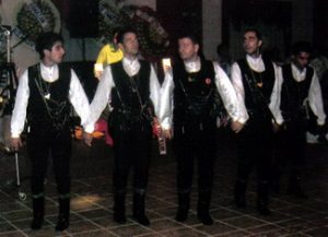 Turkish men dancing