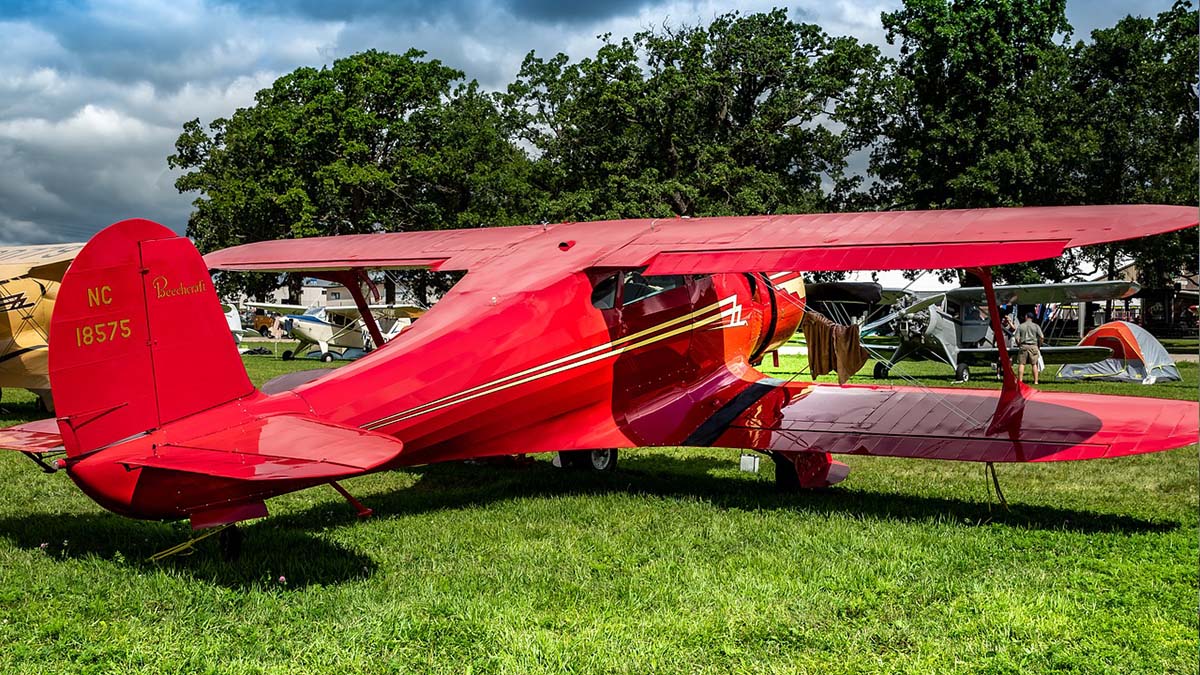 vintage biplane