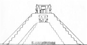 illustration of pyramid within Kukulcan