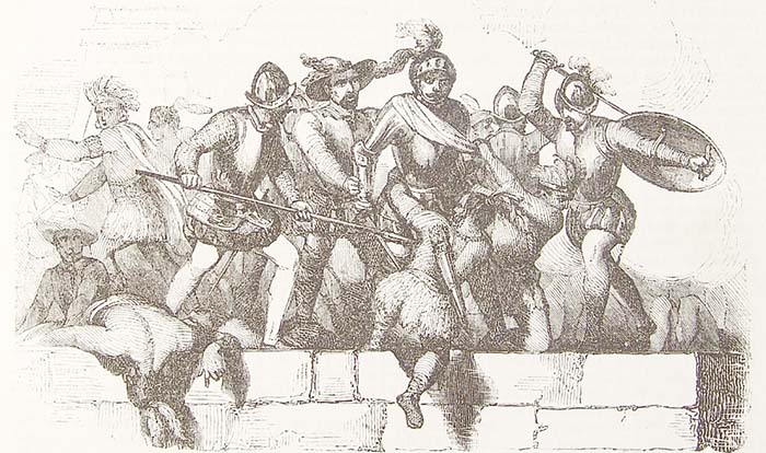 Spanish Conquistadors drawing