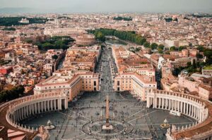 A photo of the Vatican City