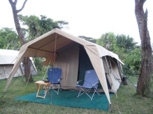 Africa safari tent accommodations