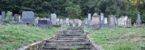 Ornate gravestones in Frauenberg