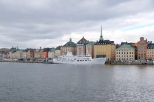 Stockholm as seen from a short distance