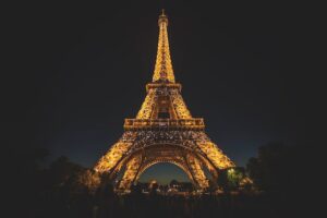 Eiffel Tower at night