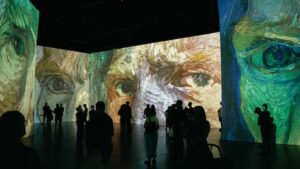 Vincent Van Gogh Museum interior depicts Amsterdam's historical museums