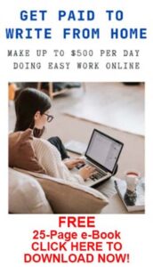 Free ebook: Get Paid to Write From Home
