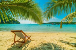 Florida natural springs beach chair