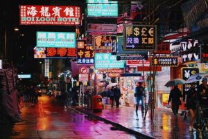 Hong Kong neon signs