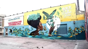 Polk Gulch street mural