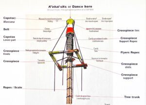 Diagram of pole details