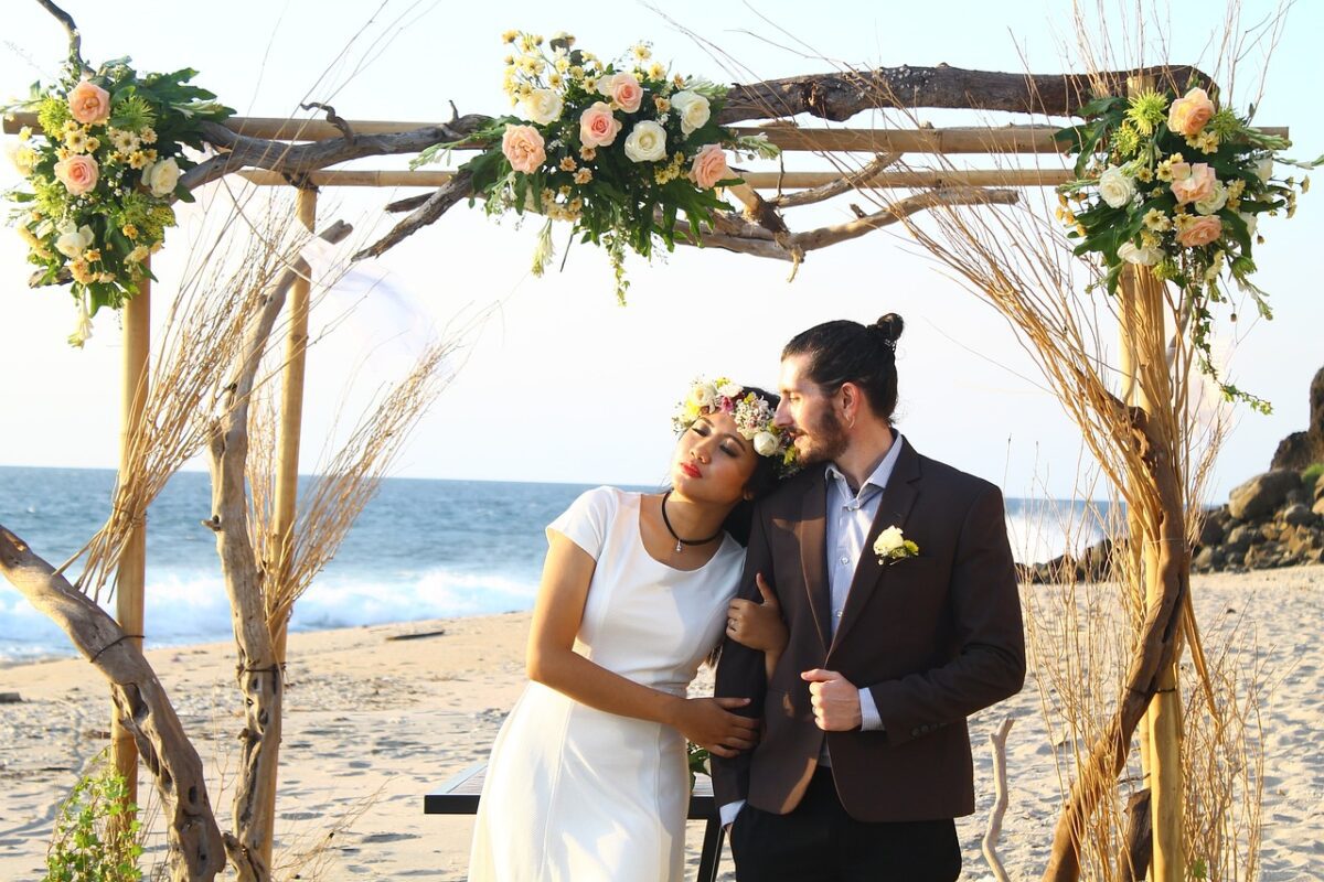 wedding on beach