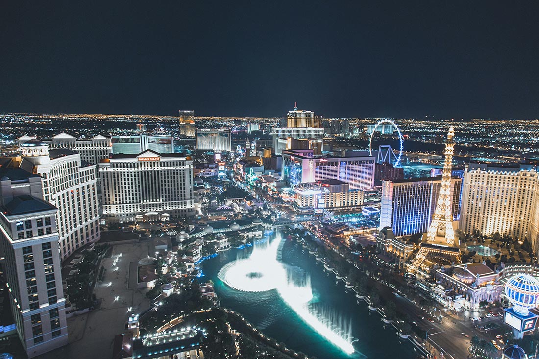 city at night: Las Vegas