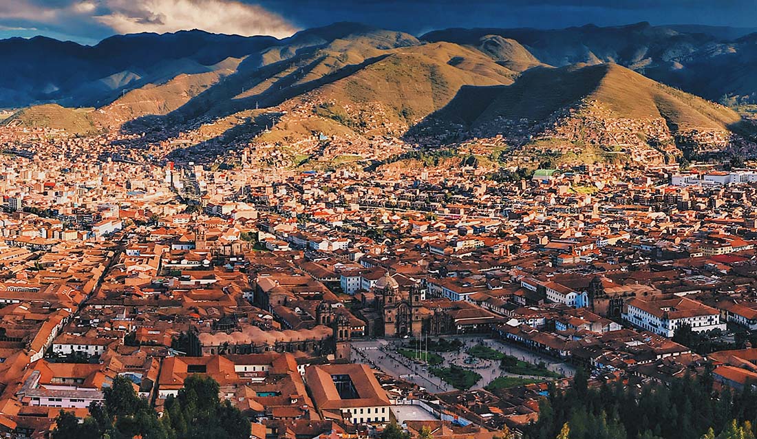 Cuzco Peru cityscape