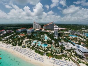 Nassau city aerial view
