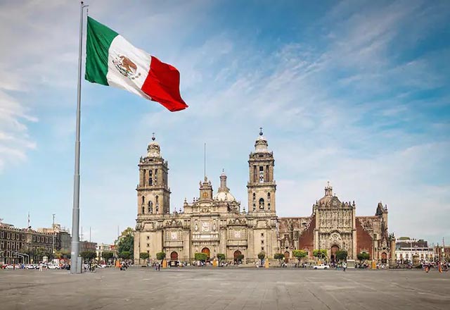 great temple in Mexico city