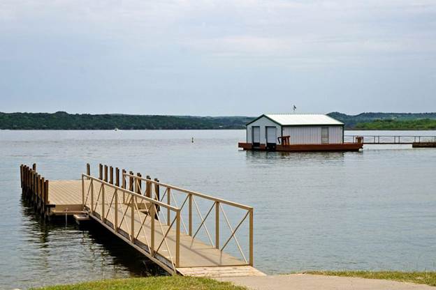 dock in lake