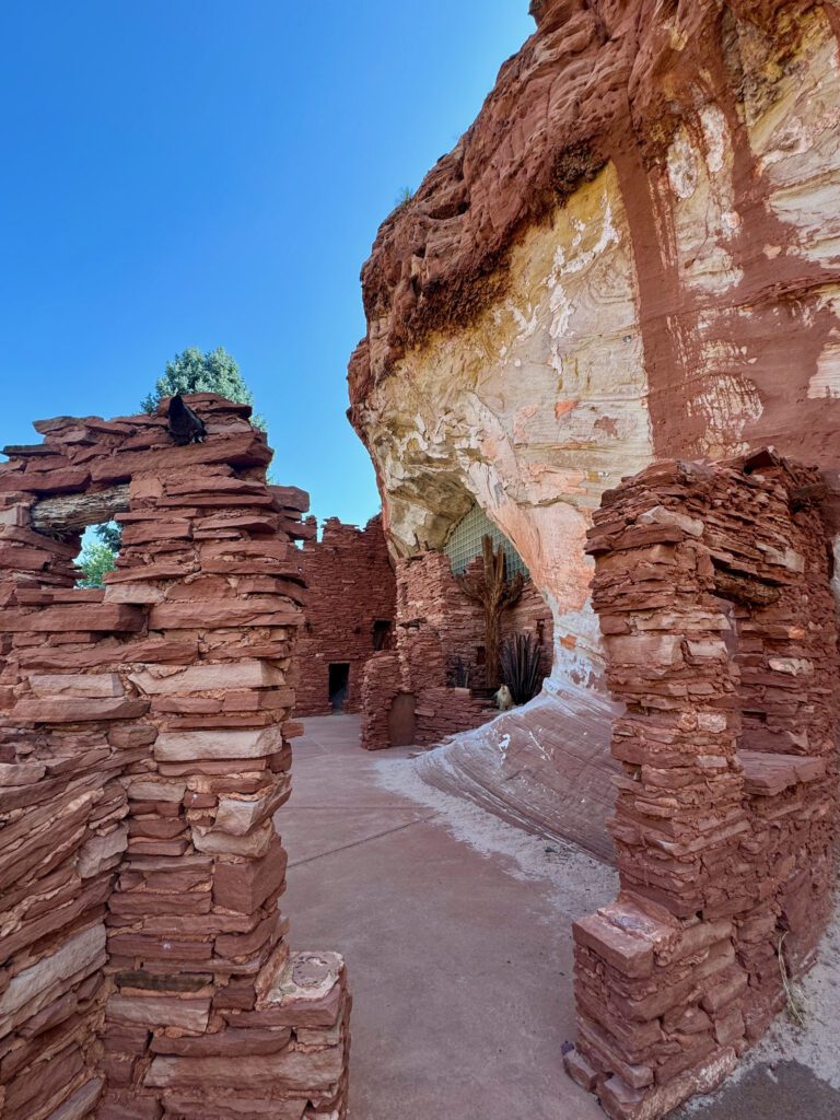 Entrance to Moqui Cave