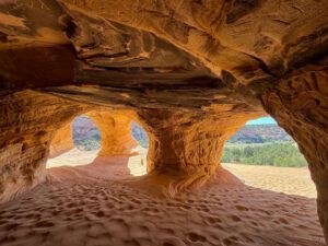Graffitied Sand Caves