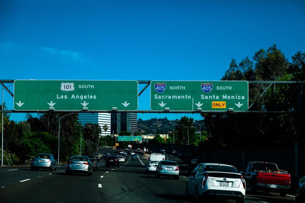 road sign for Gold Rush footsteps in Sacramento, California